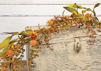 Autumn Garden Garland, 5ft - The Fox Decor